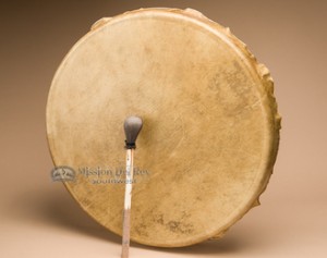 A drum similar to the one that was brought to the classroom